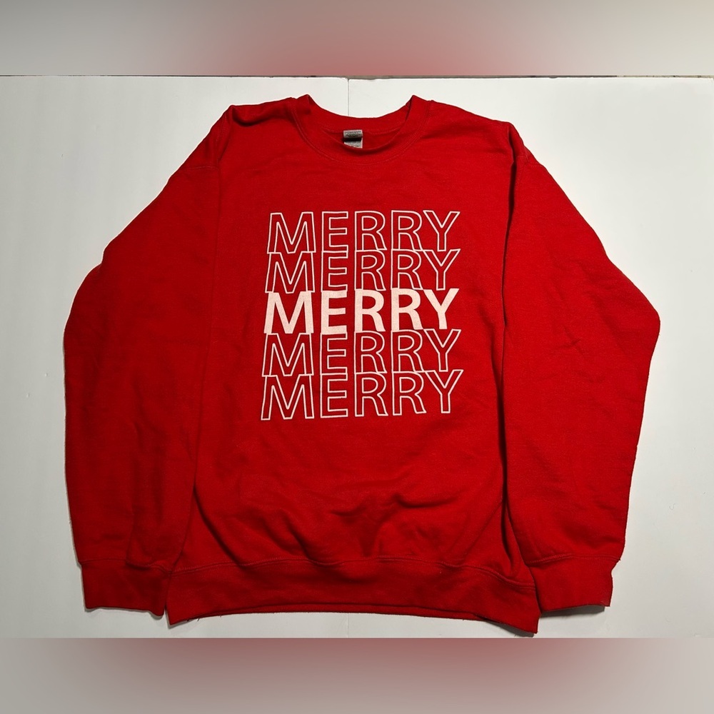 Merry, Merry, Merry Graphic Sweatshirt‎